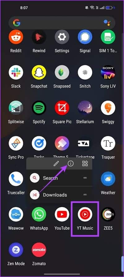Tap-on-App-Info-4 10 طرق لإصلاح عدم عمل تطبيق YouTube Music في الخلفية