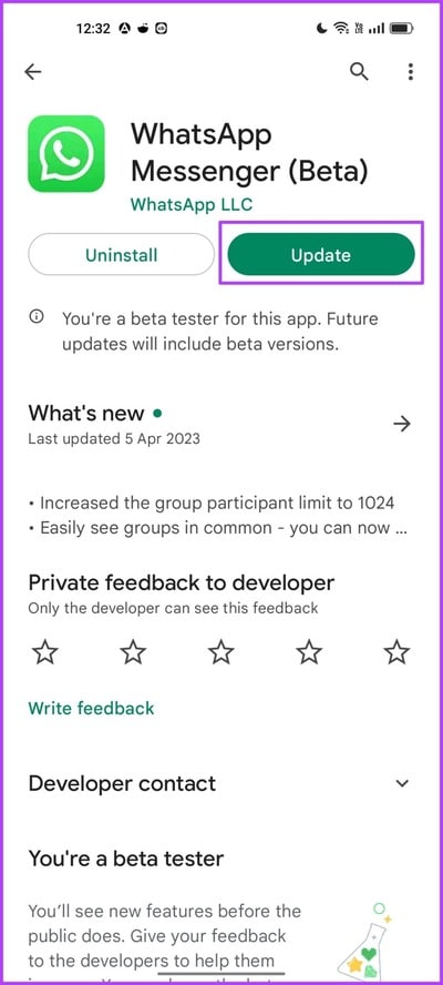 Tap-on-Update 9 طرق لإصلاح تعذر إرسال مستندات متعددة على WhatsApp على Android
