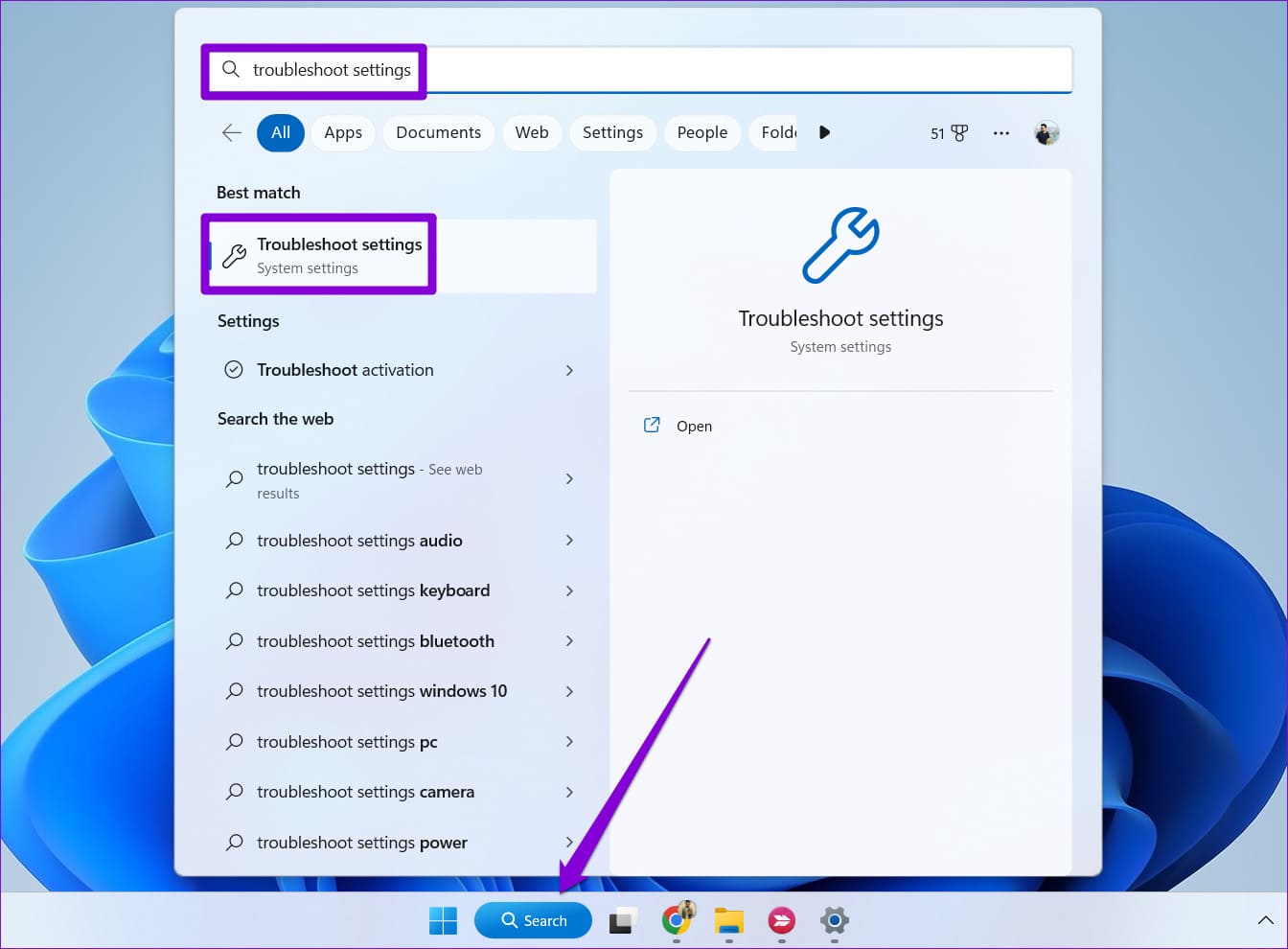 Troubleshoot-Settings-on-Windows-1 أفضل 8 إصلاحات لخطأ لن يعمل هذا التطبيق على جهازك في Microsoft Store