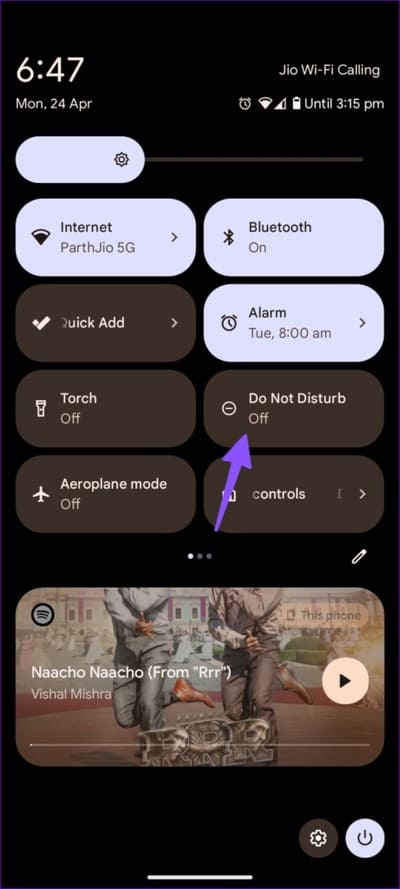 Turn-off-DND-2-461x1024-1 أفضل 10 طرق لإصلاح  عدم عمل مكبرات الصوت على هاتف Android
