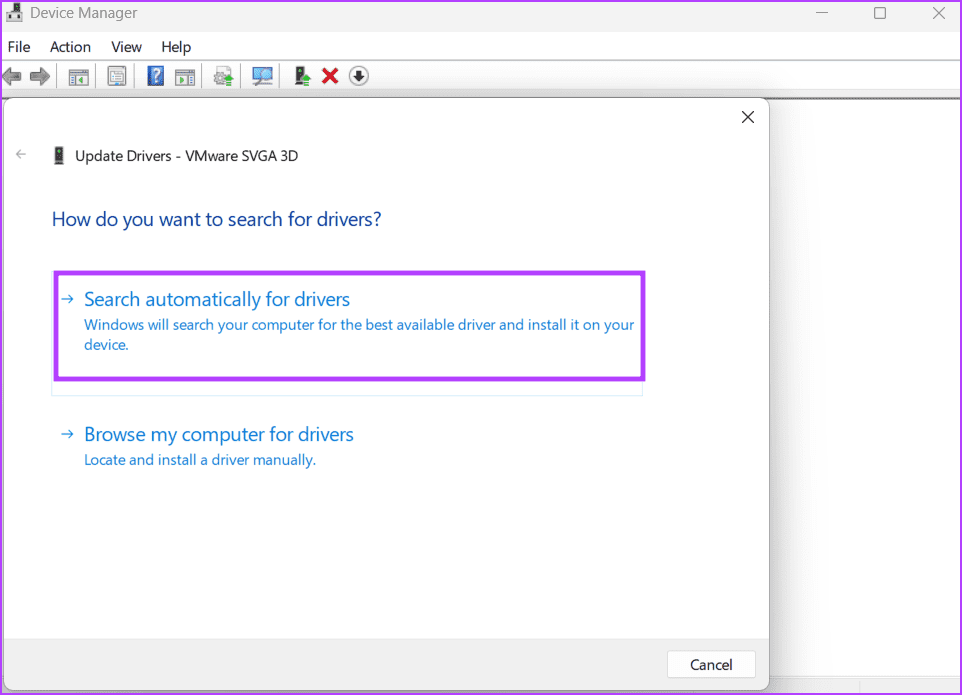 Update-the-Graphics-Driver-3 أفضل 7 طرق لإصلاح عدم عمل Explorer.exe عند بدء التشغيل على Windows 11
