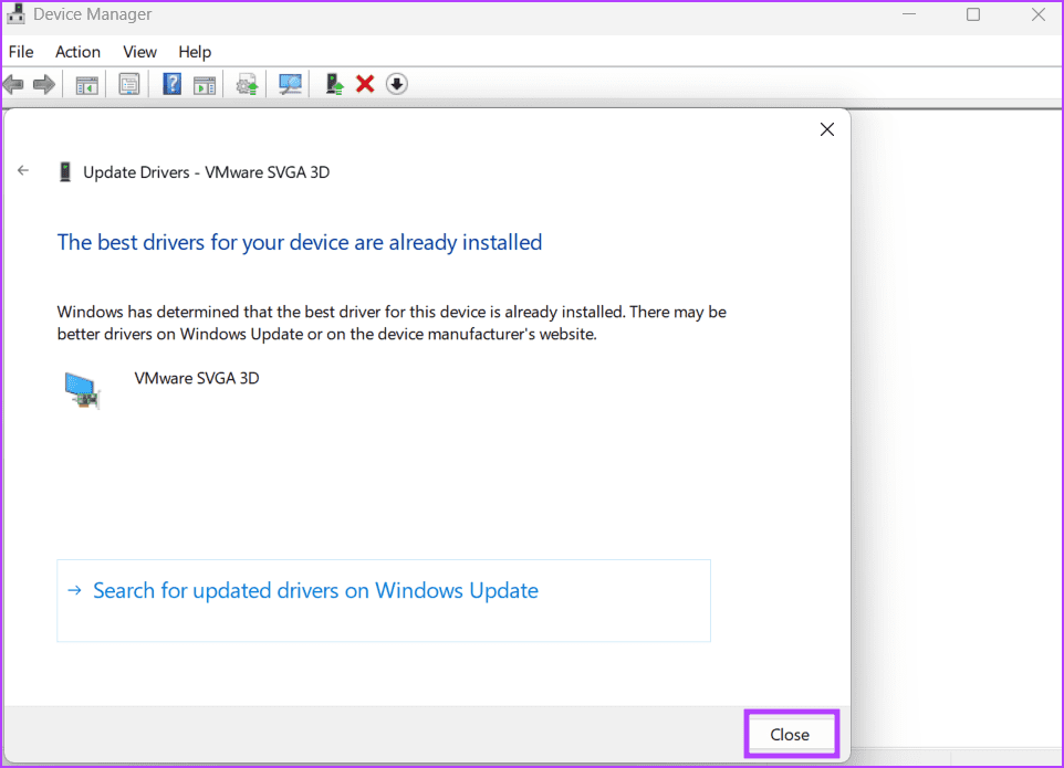Update-the-Graphics-Driver-4 أفضل 7 طرق لإصلاح عدم عمل Explorer.exe عند بدء التشغيل على Windows 11