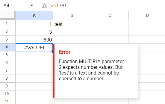 Value-error-on-Google-Sheet استكشاف أخطاء تحليل الصيغة في Google Sheets وإصلاحها