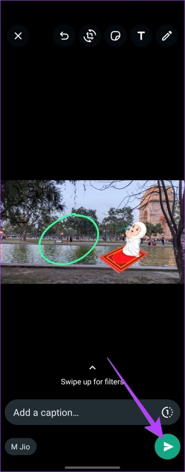 WhatsApp-Photo-Add-Sticker-Text-1 3 طرق لتحرير رسالة WhatsApp