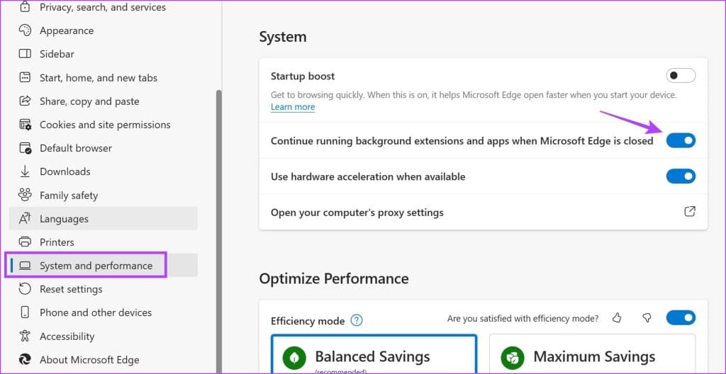 لماذا يعمل Microsoft Edge في الخلفية: 5 طرق لإيقافه - %categories