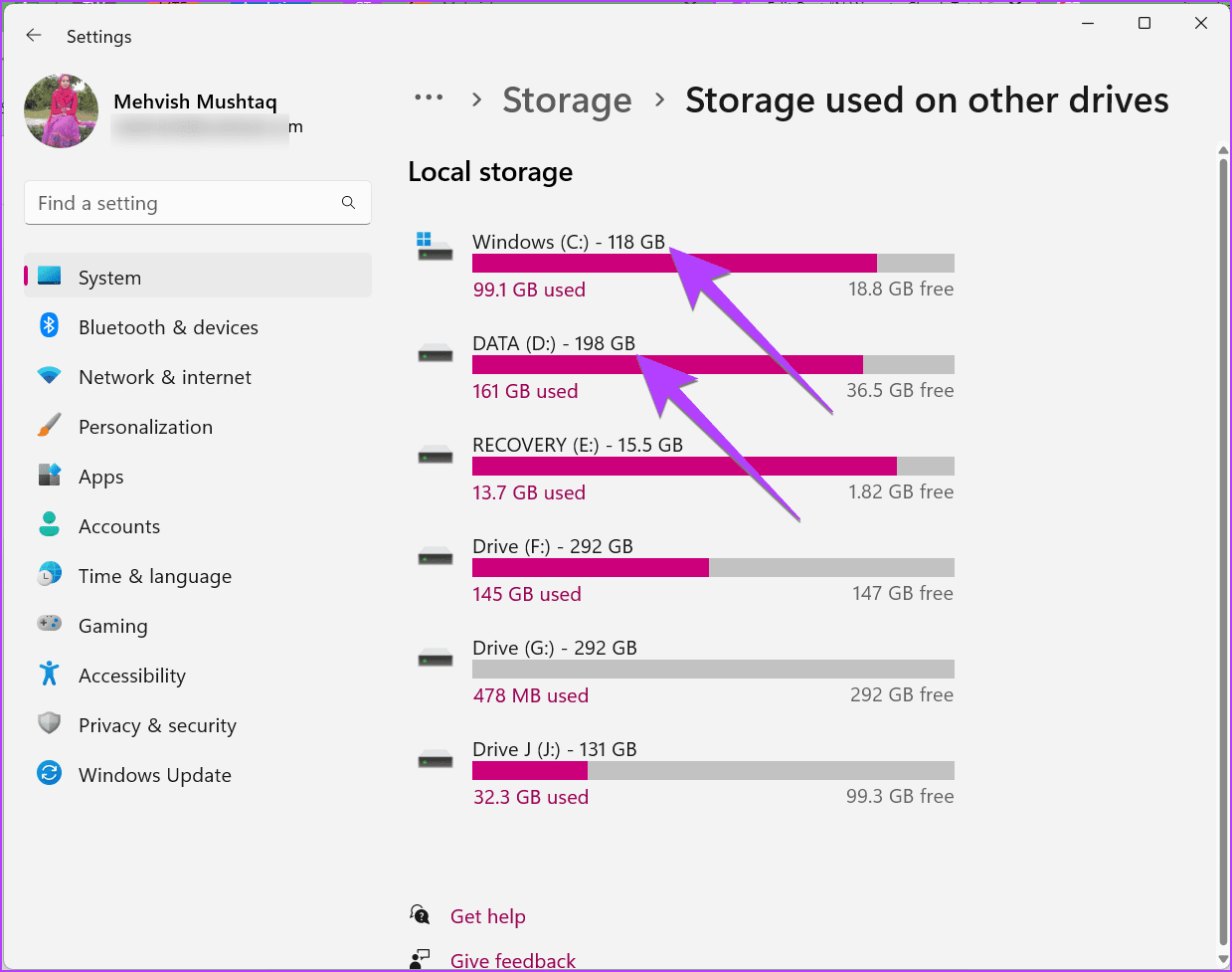 6 طرق للتحقق من التخزين الكلي لأجهزة الكمبيوتر Windows - %categories