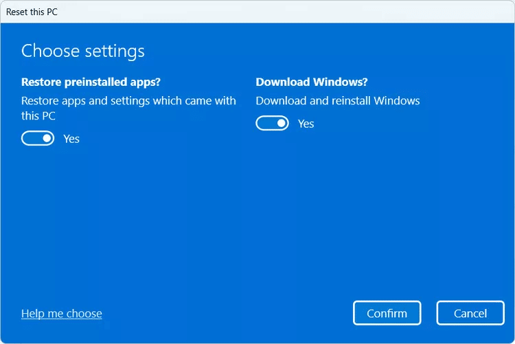 Windows11-Change-Settings-Reset-PC-760199d602974d38bcf6734f7895024f كيفية إعادة ضبط إعدادات المصنع لجهاز كمبيوتر يعمل بنظام Windows 11
