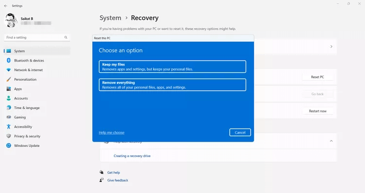Windows11-Settings-Recovery-Options-6ab4a54f00764abbbfe6bb8ec6e570ac كيفية إعادة ضبط إعدادات المصنع لجهاز كمبيوتر يعمل بنظام Windows 11