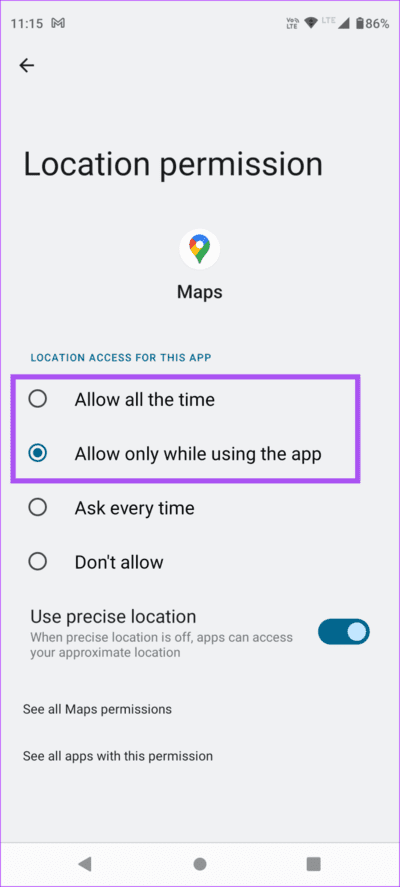 أفضل 8 إصلاحات لعدم ظهور حد السرعة في Google Maps على Android - %categories
