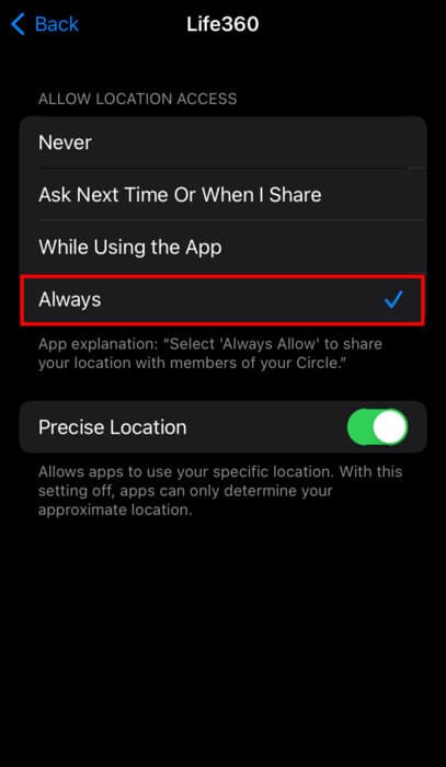 always لا يتم تحديث Life360 - كيفية الإصلاح