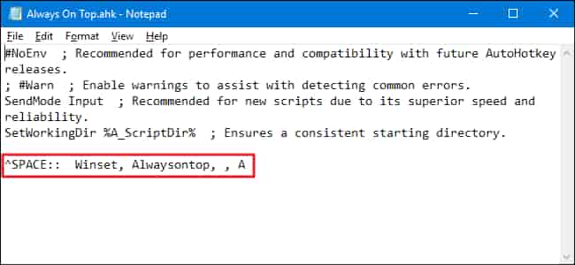 aot_3 5 طرق لجعل النافذة دائمًا في المقدمة على نظام التشغيل Windows 10 أو Windows 11