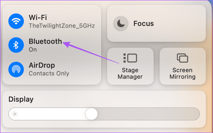 bluetooth-control-centre-mac-2 كيفية إقران وإدارة أجهزة Bluetooth على iPhone و iPad و Mac