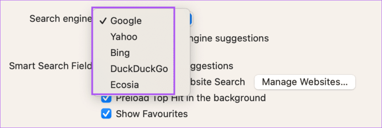 change-default-search-engine-mac-768x258-1 كيفية تغيير محرك البحث الافتراضي في Safari على iPhone و iPad و Mac