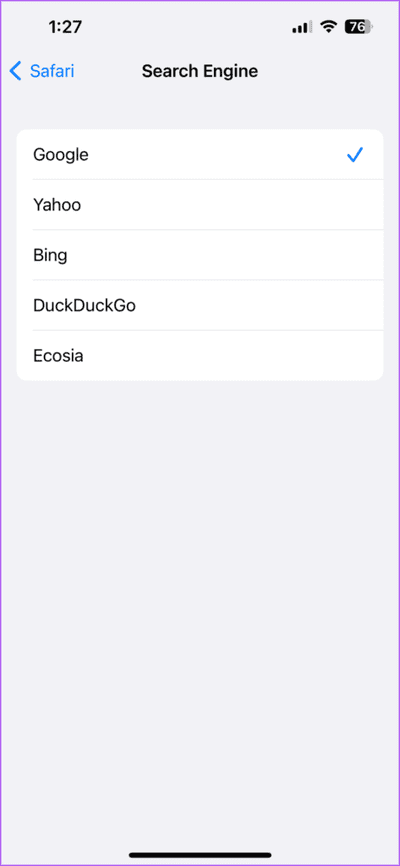 change-default-search-engine-safari-iphone-473x1024-1 كيفية تغيير محرك البحث الافتراضي في Safari على iPhone و iPad و Mac