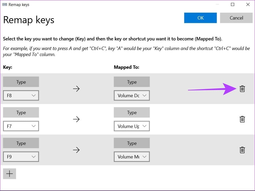 click-on-delete-icon طريقتان لإعادة تعيين مفاتيح لوحة المفاتيح في Windows 11