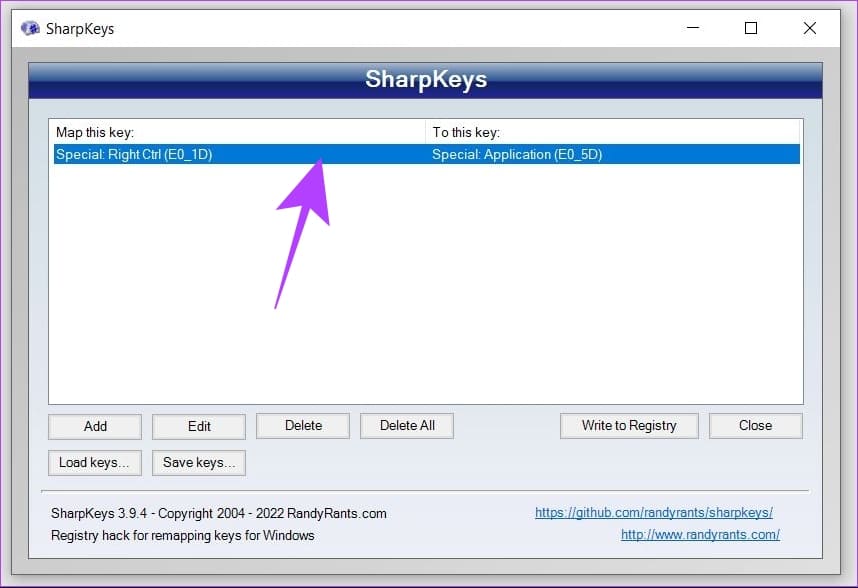 click-on-remap-that-you-want-to-delete طريقتان لإعادة تعيين مفاتيح لوحة المفاتيح في Windows 11