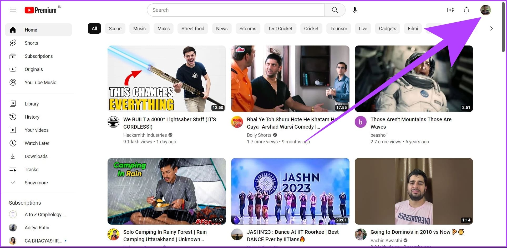click-on-the-profile-picture-icon-on-youtube-website كيفية حذف مقاطع الفيديو على YouTube: دليل خطوة بخطوة