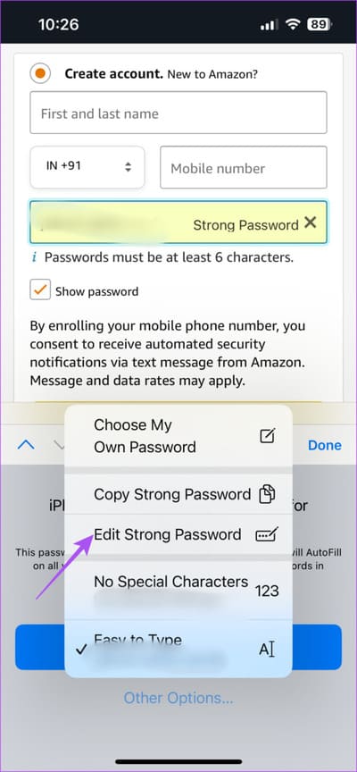 edit-strong-password-safari-iphone-711x1536-1 كيفية إنشاء كلمات مرور قوية على iPhone و iPad و Mac
