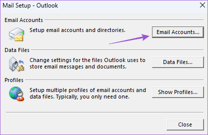 email-accounts-settings-outlook-windows كيفية تغيير كلمة مرور Outlook على الهاتف المحمول وسطح المكتب والويب