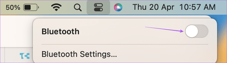 enable-bluetooth-control-centre-mac كيفية إقران وإدارة أجهزة Bluetooth على iPhone و iPad و Mac