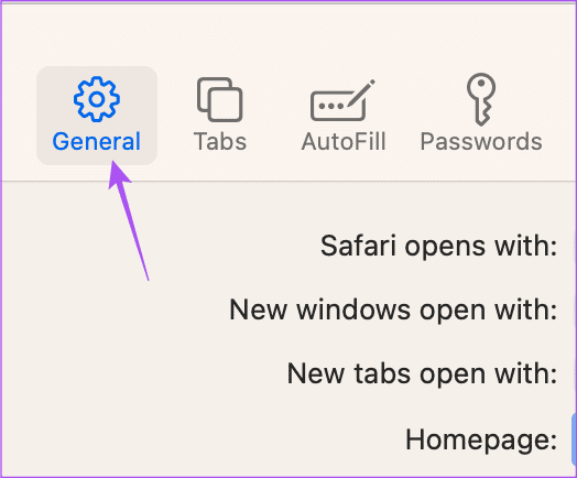 general-settings-safari-mac كيفية تغيير محرك البحث الافتراضي في Safari على iPhone و iPad و Mac