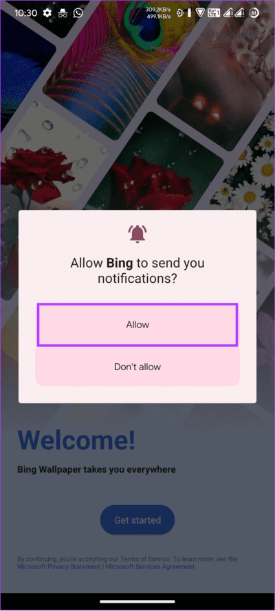 give-necessary-permissions كيفية الحصول على ChatGPT و Bing Chat على هواتف Android