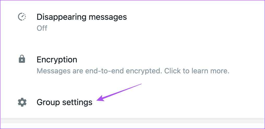 group-settings-whatsapp-desktop كيفية الموافقة على مشاركين جدد في مجموعة WhatsApp على الهاتف المحمول وسطح المكتب والويب
