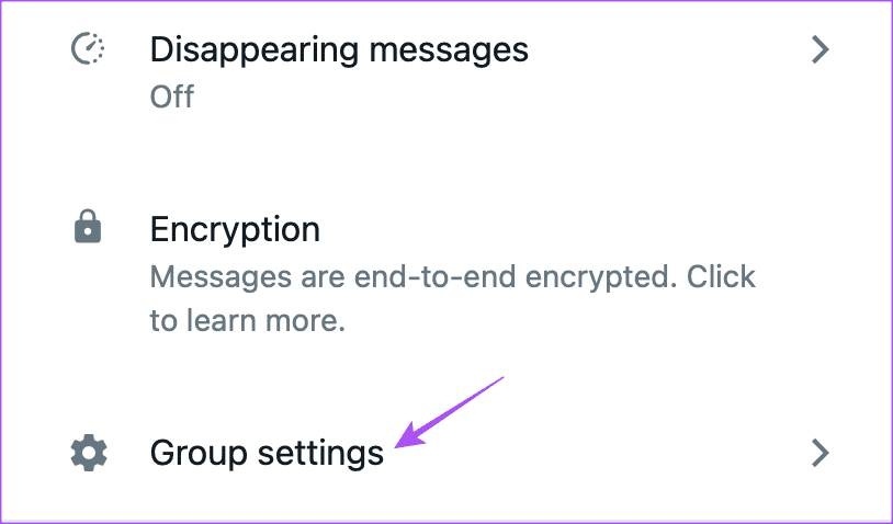 group-settings-whatsapp-web كيفية الموافقة على مشاركين جدد في مجموعة WhatsApp على الهاتف المحمول وسطح المكتب والويب