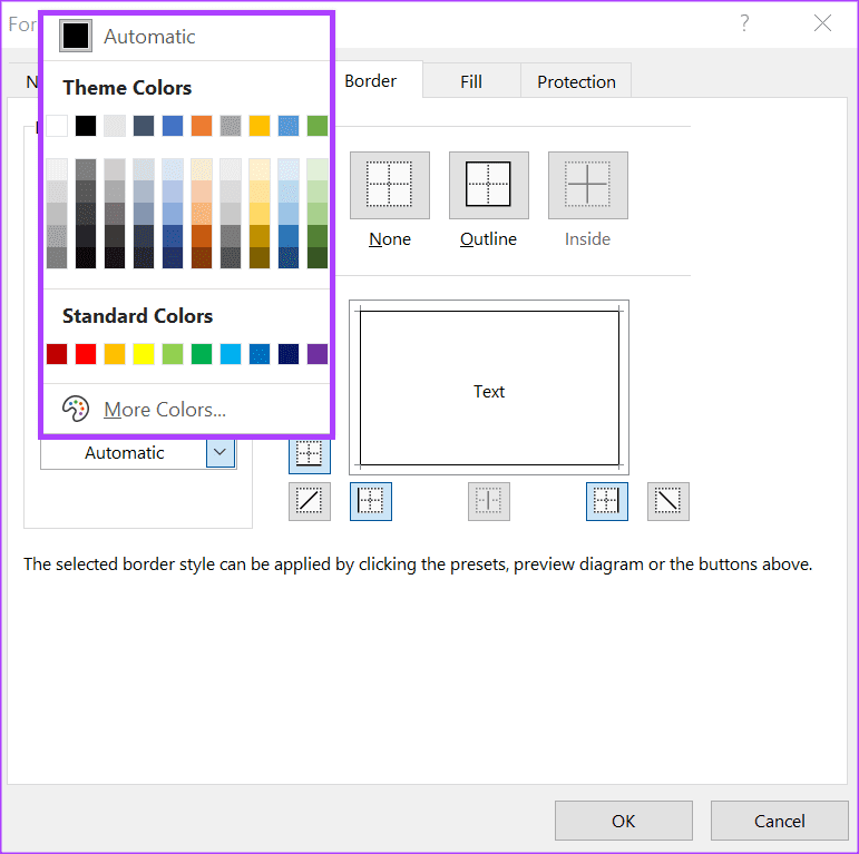 how-to-change-border-color-in-microsoft-excel-13-1 كيفية تغيير لون الحدود في Microsoft Excel