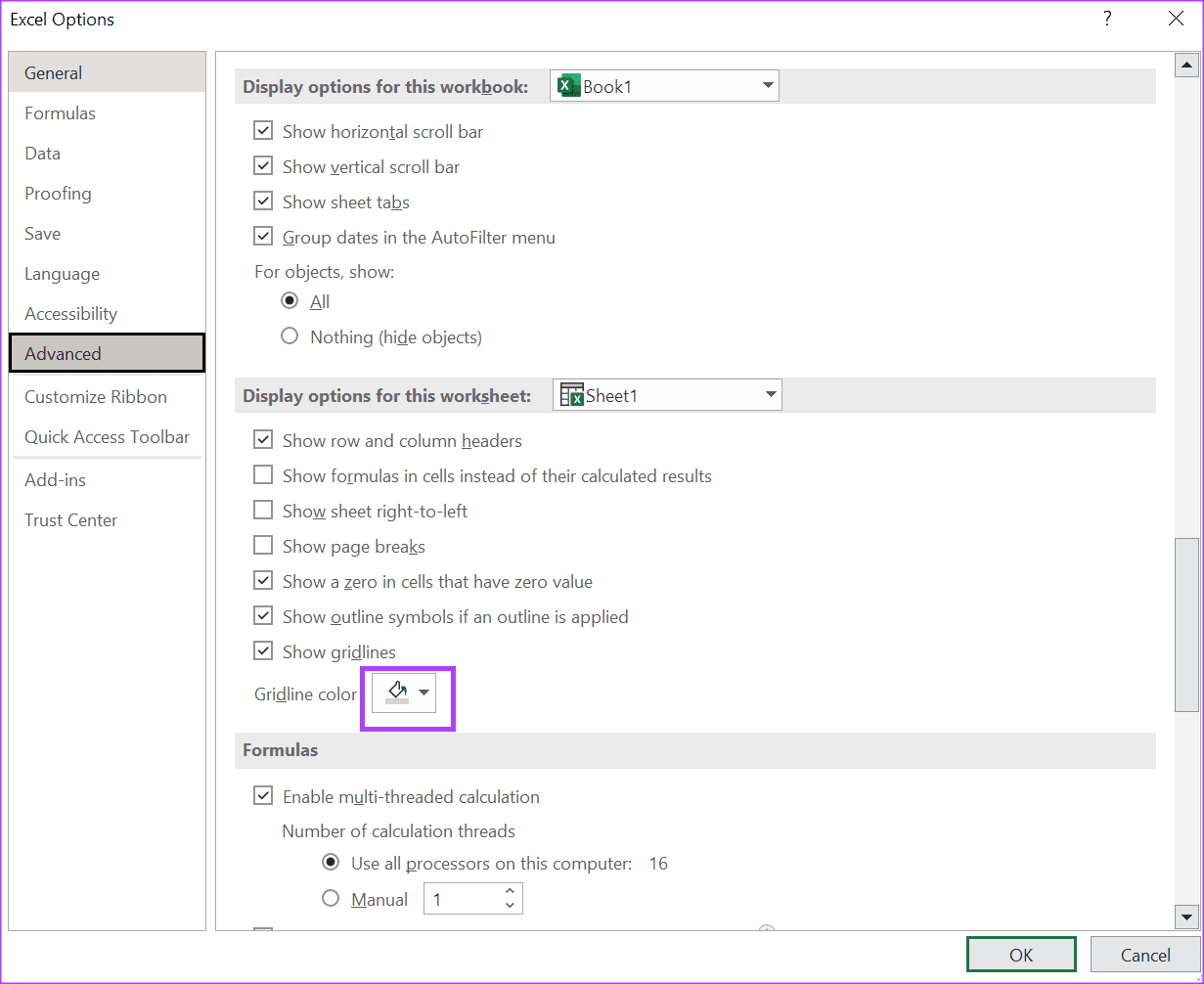 how-to-change-border-color-in-microsoft-excel-20 كيفية تغيير لون الحدود في Microsoft Excel