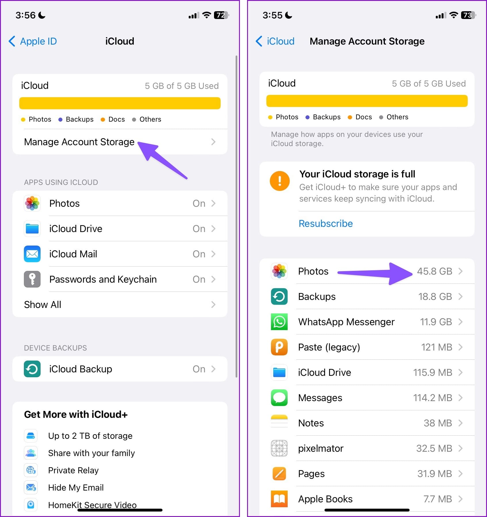 how-to-delete-photos-from-iCloud-but-not-iPhone-1-side كيفية إزالة الصور من iCloud ولكن ليس من iPhone