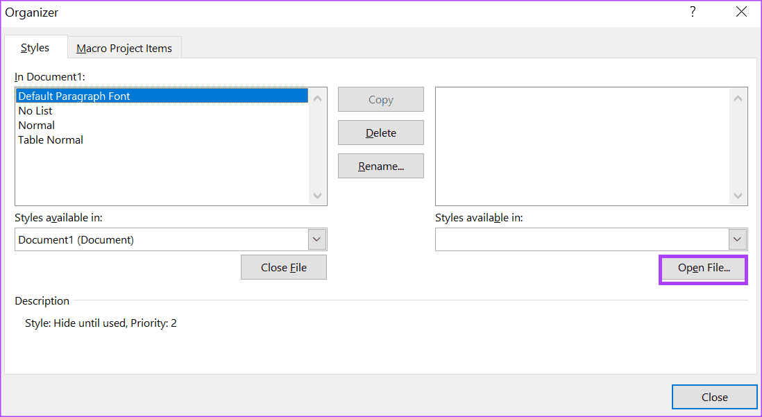 how-to-import-styles-from-another-word-document-9 كيفية استيراد أنماط من مستند Word آخر