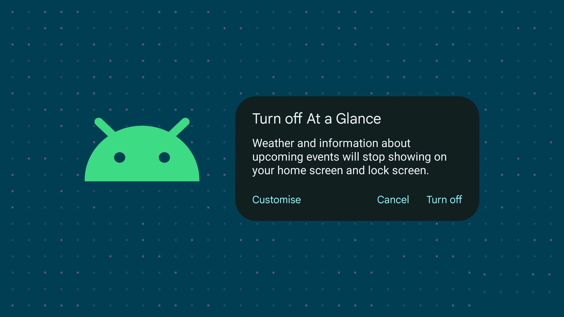 كيفية إيقاف تشغيل شاشة القفل الديناميكي (أو GLANCE ) على Android - %categories