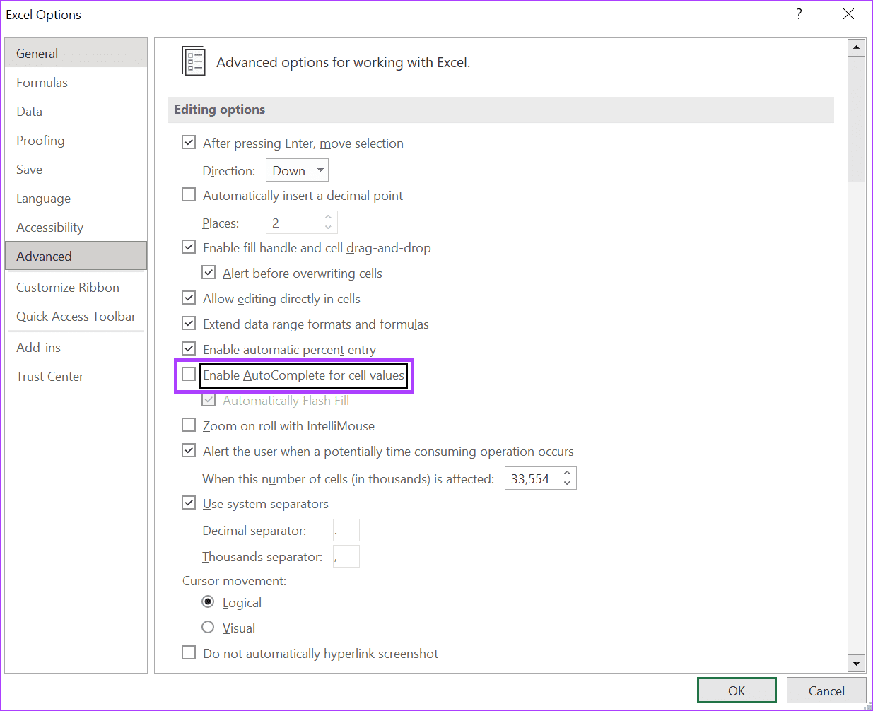 how-to-use-autocorrect-autocomplete-in-microsoft-excel-7 كيفية استخدام التصحيح التلقائي والإكمال التلقائي في Microsoft Excel