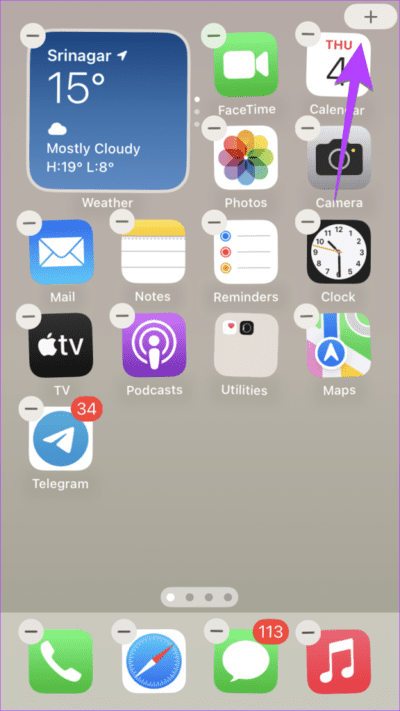 iPhone-Home-Screen-Edit-576x1024-1 6 طرق لإصلاح ظهور الوقت بشكل خاطئ على ويدجت ساعة iPhone