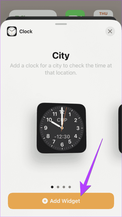 iPhone-Home-Screen-Widget-Clock-Select 6 طرق لإصلاح ظهور الوقت بشكل خاطئ على ويدجت ساعة iPhone