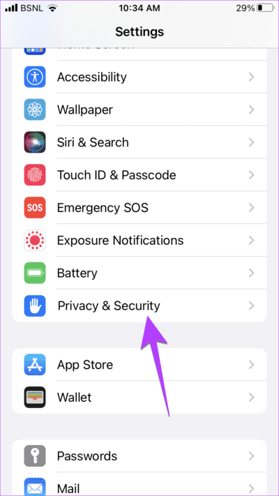 iPhone-Location-and-Privacy 6 طرق لإصلاح ظهور الوقت بشكل خاطئ على ويدجت ساعة iPhone