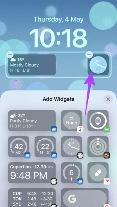 iPhone-Lock-Screen-Clock-Widget-Edit 6 طرق لإصلاح ظهور الوقت بشكل خاطئ على ويدجت ساعة iPhone