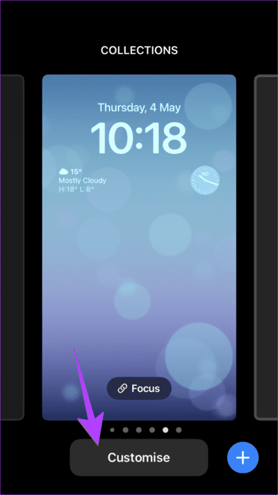iPhone-Lock-Screen-Customize 6 طرق لإصلاح ظهور الوقت بشكل خاطئ على ويدجت ساعة iPhone