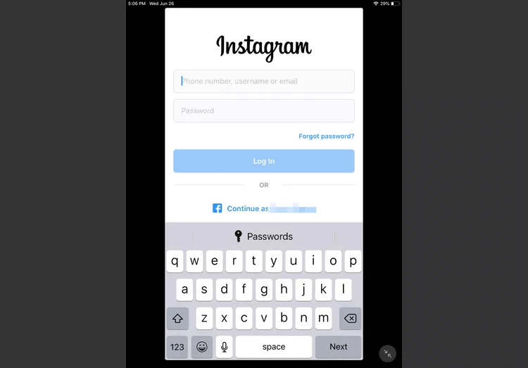 instagramiPad-38161fe92162412d94b550a85dc8c65a كيفية الحصول على Instagram على أجهزة iPad