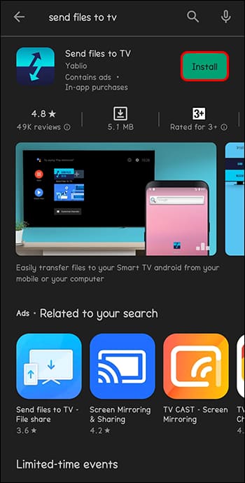 installsendfiletotv-1 كيفية تعطيل YouTube Shorts