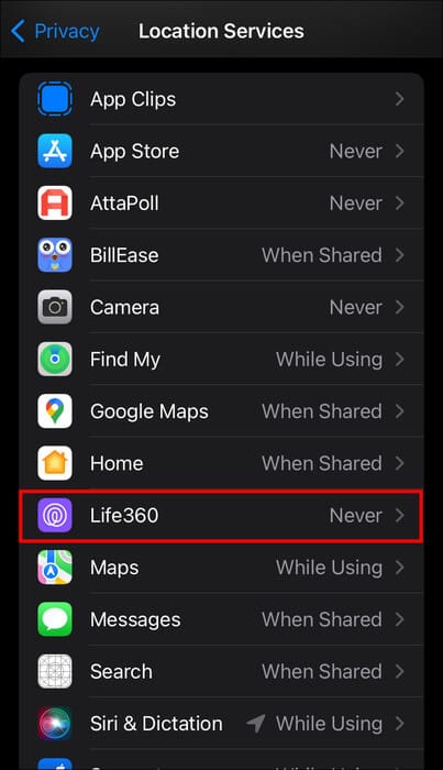 life لا يتم تحديث Life360 - كيفية الإصلاح