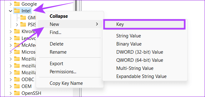 navigate-to-intel-new-and-hit-key 4 طرق لزيادة ذاكرة الوصول العشوائي للفيديو (VRAM) في Windows