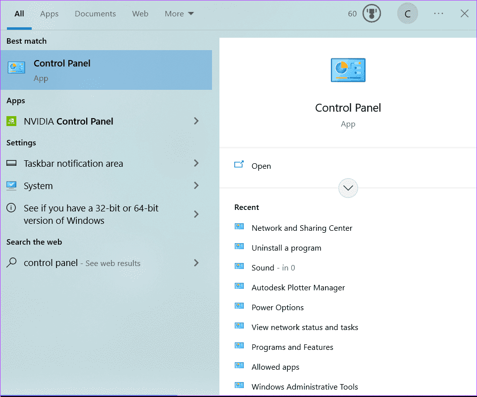 open-control-panel-8 كيفية استخدام Wi-Fi و Ethernet في نفس الوقت في Windows