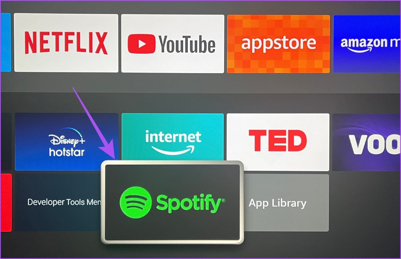 open-spotify-fire-tv-stick-1536x993-1 أفضل 5 إصلاحات لعدم Spotify على Amazon Fire TV Stick
