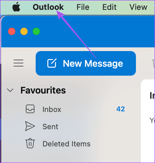 outlook-settings-mac كيفية تغيير كلمة مرور Outlook على الهاتف المحمول وسطح المكتب والويب