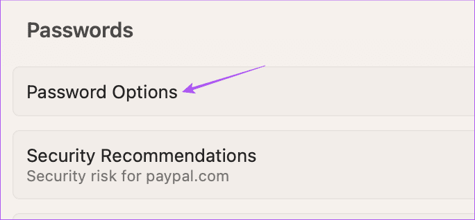 password-options-settings-mac كيفية إنشاء كلمات مرور قوية على iPhone و iPad و Mac