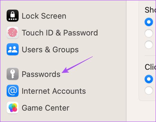 passwords-settings-mac كيفية إنشاء كلمات مرور قوية على iPhone و iPad و Mac