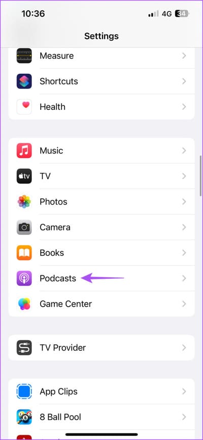 podcasts-settings-iphone-710x1536-1 أفضل طريقتين لنقل البودكاست من iPhone إلى iTunes على جهاز كمبيوتر Windows