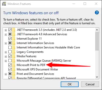 print-to-pdf كيفية دمج الصور في ملف PDF واحد في Windows 10 أو Windows 11